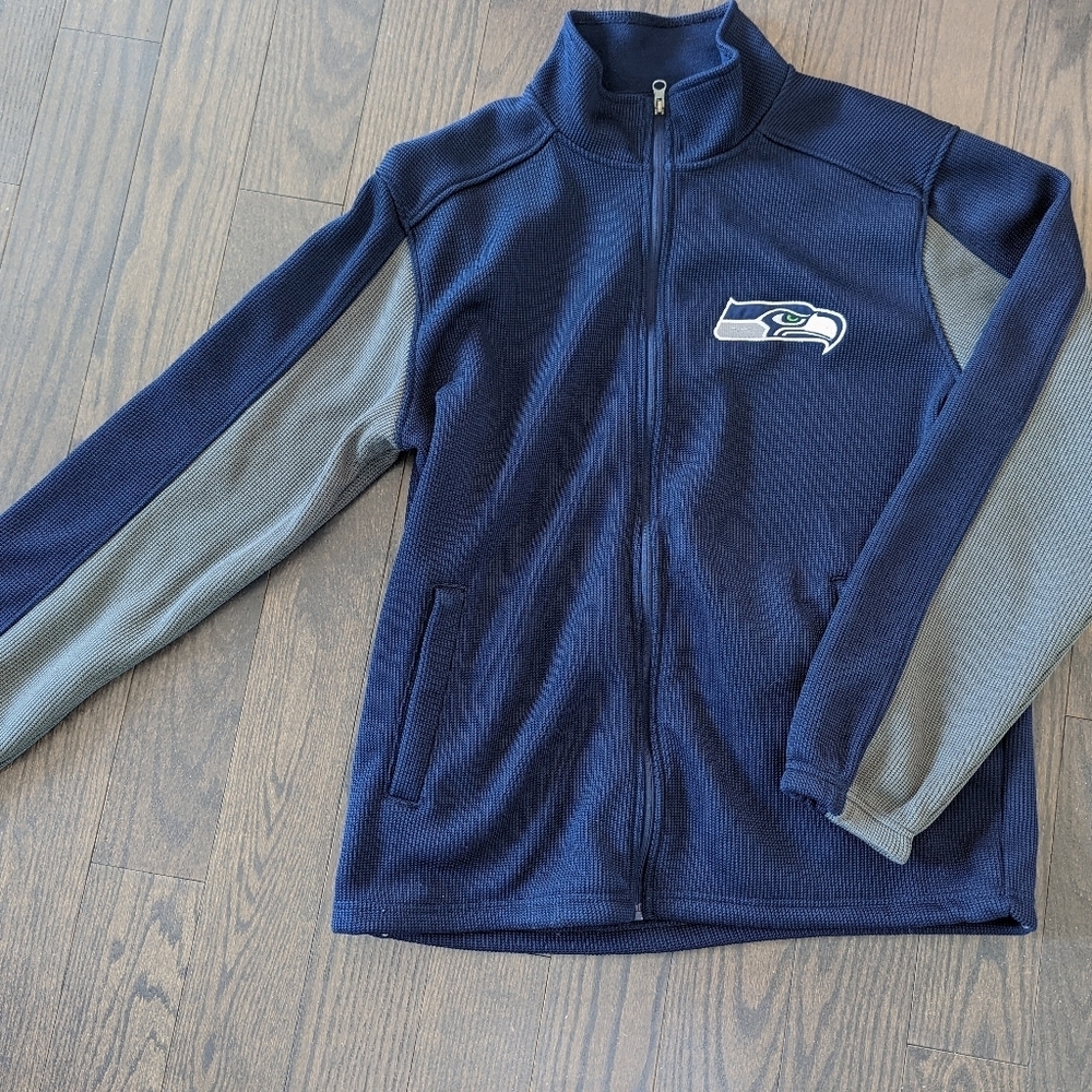 Knit Blue / Grey Patriots NFL Sweater